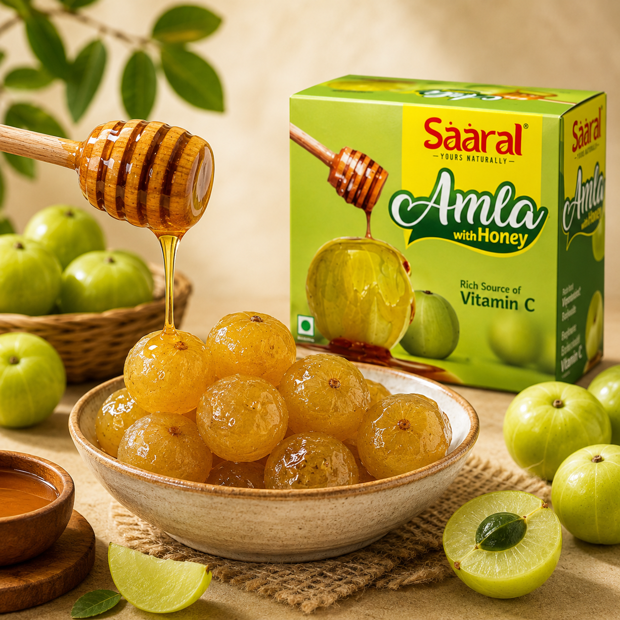 Saaral Amla with Honey – 12 Piece Family Pack