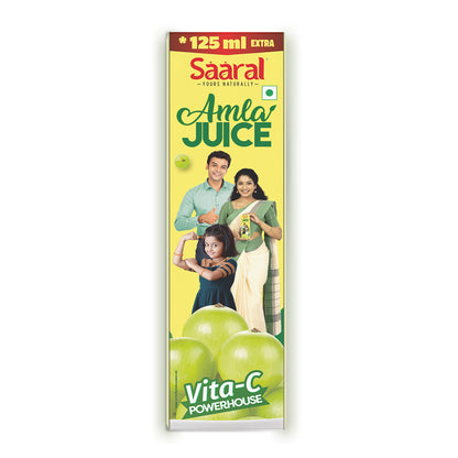 Saaral Amla Juice – 500 ml front packaging view