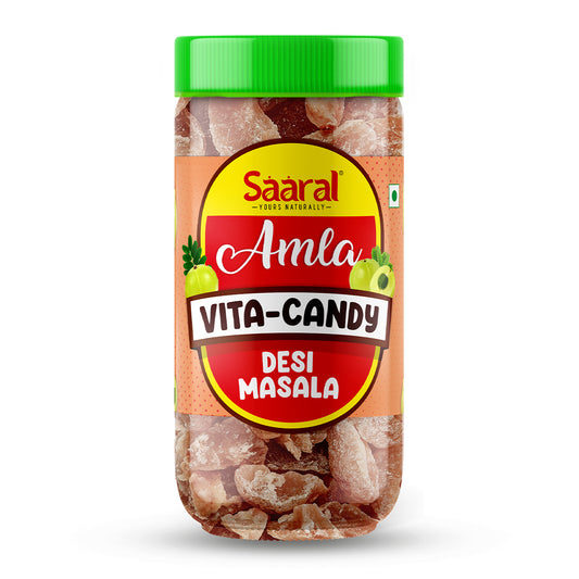 Saaral Amla Vita Candy Desi Masala – 125 g front packaging view