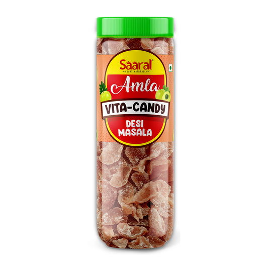 Saaral Amla Vita Candy Desi Masala – 250 g front packaging view