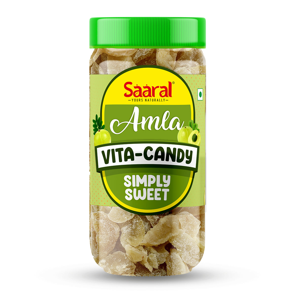 Saaral Amla Vita Candy Simply Sweet – 125 g front packaging view