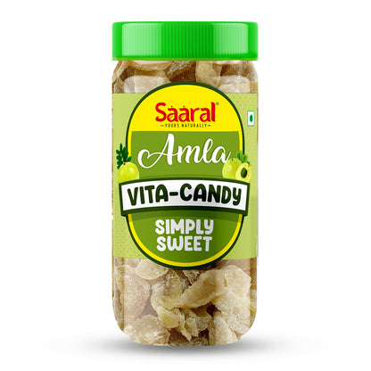 Saaral Amla Vita Candy Simply Sweet – 125 g front packaging view