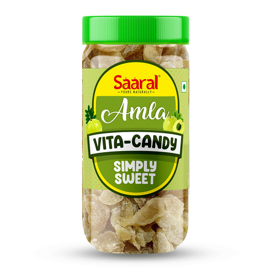 Saaral Amla Vita Candy Simply Sweet – 125 g front packaging view
