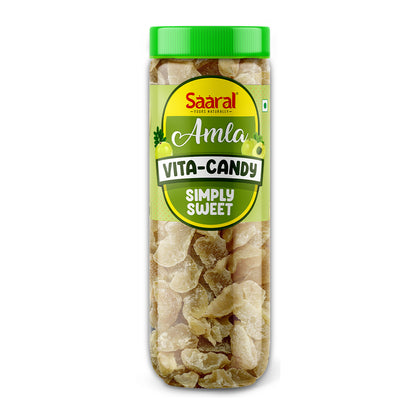 Saaral Amla Vita Candy Simply Sweet – 250 g front packaging view
