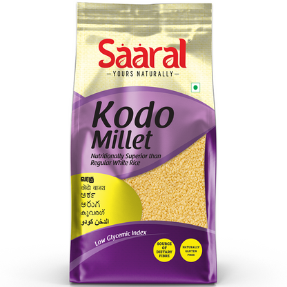 Saaral Kodo Millet – 500 g front packaging view