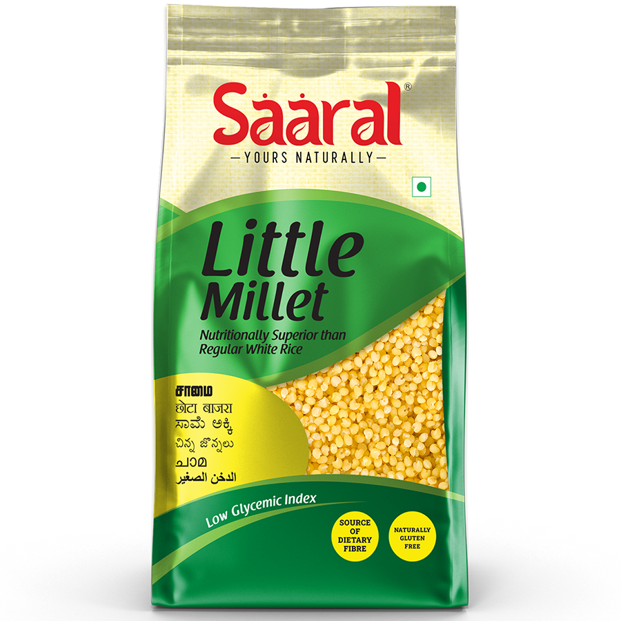 Saaral Little Millet – 500 g front packaging view